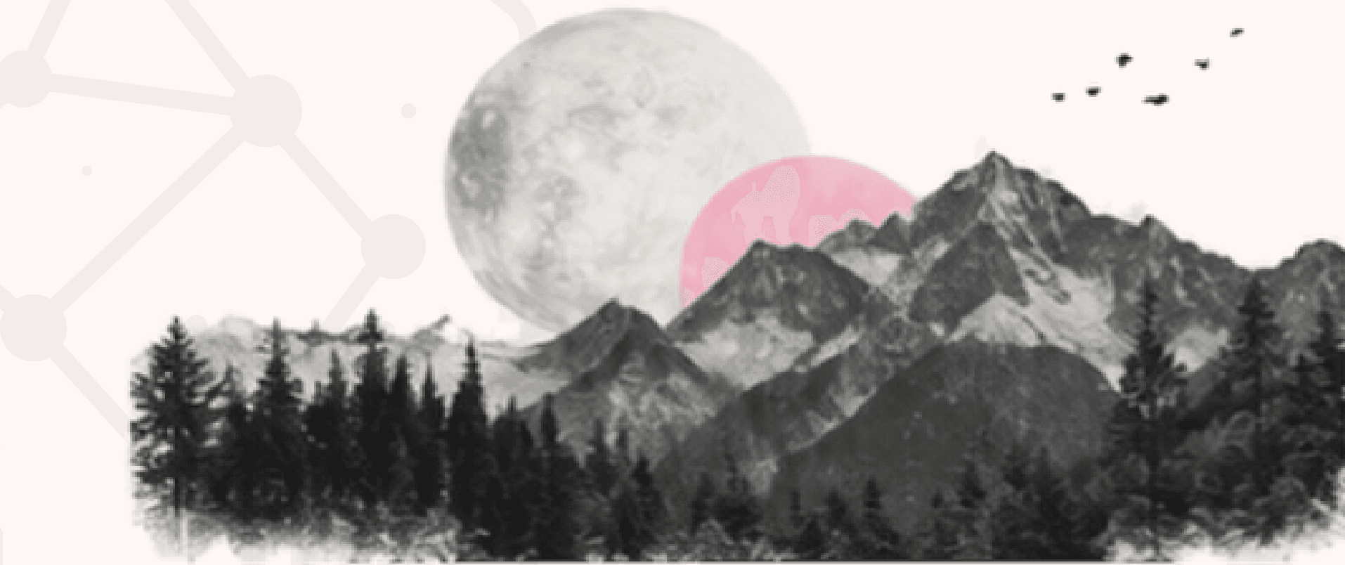 Night landscape — discovery, movement, exploration